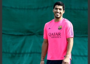 Tras el entrenamiento matinal, Luis Suárez ha expresado sus primeras sensaciones como jugador del FC Barcelona