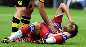 La escalofriante lesión de Javi Martínez en Bayern Munich