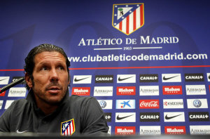 Simeone habló sobre los pitos de la afición en el Calderón