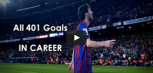 Los 401 goles de Messi