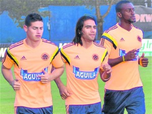 James, Falcao y Jackson, tres de los colombianos que están marchando firme en el fútbol europeo.