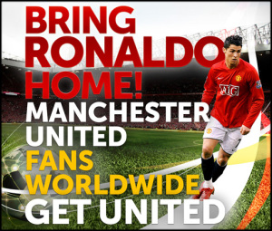 Hinchas le pedirán a Ronaldo que regrese al Manchester Utd