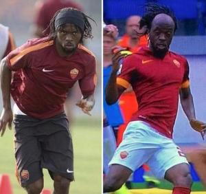 Qué esconde la diadema de Gervinho? una prominente frente.