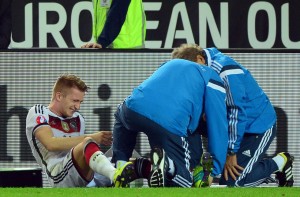 Reus, cuatro semanas de baja tras lesionarse contra Escocia