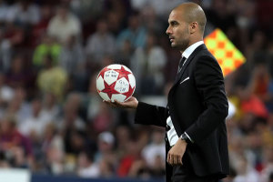 La insólita reacción de Guardiola por pegarle mal al balón