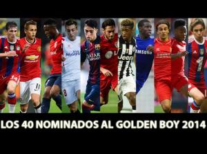 Los 40 nominados al Golden Boy 2014