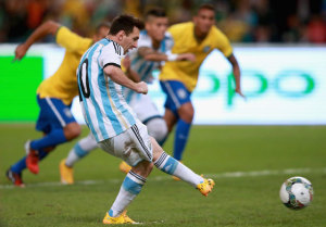 Los 13 penales que ha fallado Messi