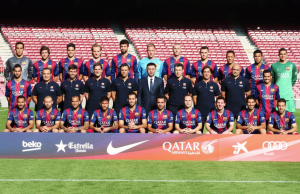 El presidente del club catalán, Josep María Bartomeu, también fue parte de la jornada.