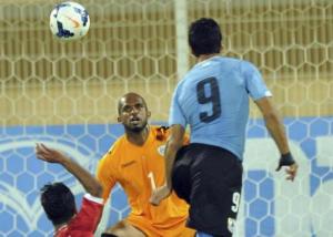Luis Suárez marcó doblete el el triunfo de Uruguay ante Omán