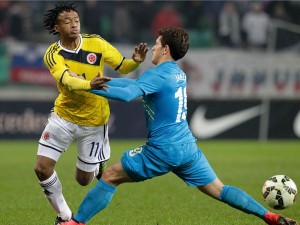 Amistoso entre Colombia y Eslovenia
