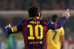 Messi anotó hat-trick