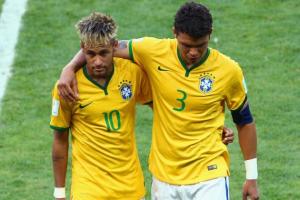 Neymat y Thiago Silva hacen las paces por la capitanía de Brasil