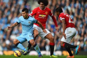 Fellaini afirma que no escupió a Agüero en El Clásico