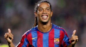 Ronaldinho barcelona real madrid. Fecha: 19 de noviembre de 2005