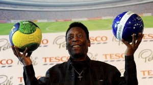 Pelé, de por vida con el Santos, el equipo de sus amores.