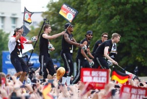 Fiesta de Alemania campeona del mundo
