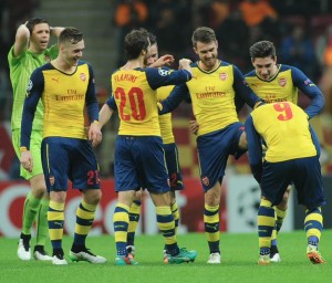 Arsenala vence 4-1 a galatasaray con un golazo de Ramsey