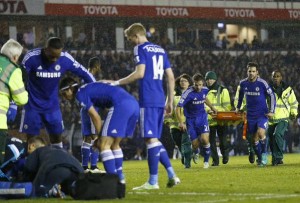 La reacción de Cesc y Azpilicueta