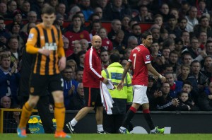 Se lesionó Ángel Di María con el Manchester United.