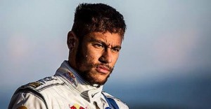 el susto de neymar como copiloto de un auto de rally