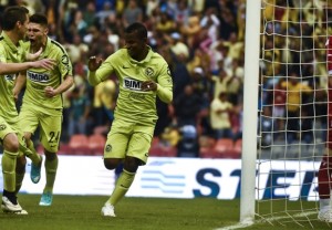 Carlos Darwin Quintero anotó en su debut con el Club América de México.