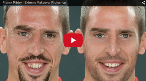 Transformación de Ribéry en Photoshop