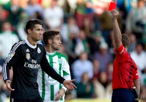 Cristiano Ronaldo expulsión