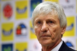 José Pékerman con Colombia