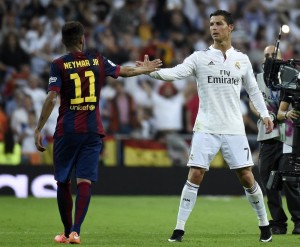 Neymar y Cristiano Ronaldo