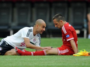 Pepe y Ribery en el Bayern Múnich