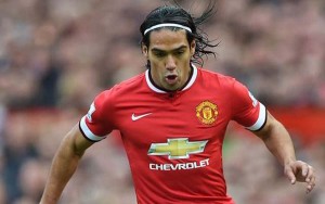 Radamel Falcao en el Manchester United