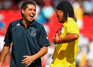 Ronaldinho y Riquelme