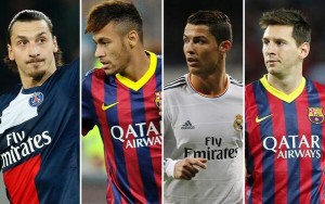 Los 10 goleadores del 2014