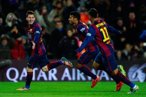 Messi celebrando un gol