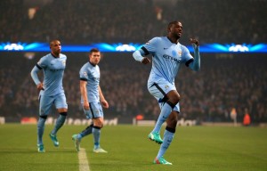 Yaya Torué en el Manchester City