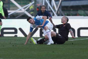 Impresionante lesión en el calcio italiano