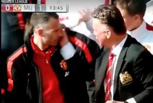 La cachetada de Van Gaal a Giggs