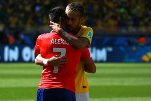 Neymar y Alexis Sánchez