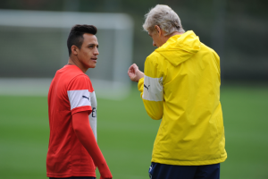 Alexis Sánchez es un orgullo para el pueblo chileno, dijo el técnico francés Arsené Wenger