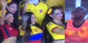 Pablito Armero se emocionó tras ver a 3 aficionadas colombianas en el duelo ante Kuwait