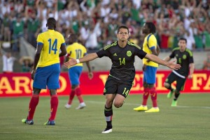 México derrotó a Ecuador con un tanto de 'Chicharito' Hernández