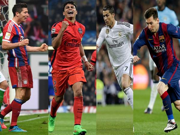 Los 8 clasificados a los cuartos de la Champions League Los 8 clasificados a los cuartos de la Champions League