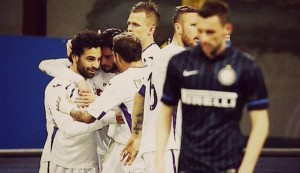 ¡La Viola quiere Champions! Fiorentina derroto 1-0 al Inter de Mancini. Otra vez apareció Mohamed Salah.