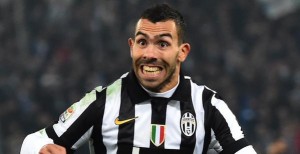 Golazo del 'Apache' Carlos Tévez​ en amargo empate entre Juventus​ y AS Roma​.