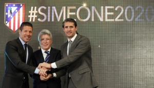 Elijo estar aquí porque estoy convencido de que el club va a seguir creciendo. Simeone renueva hasta 2020 con el ATM