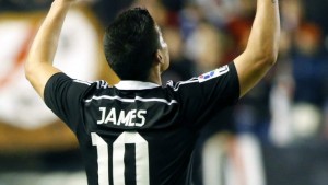 James Rodríguez tuvo una rápida recuperación en el Madrid con un aparato de la NASA