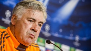 Carlo Ancelotti en rueda de prensa