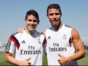 James y Ronaldo en el Real Madrid