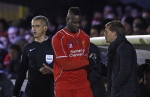 Mario Balotelli en el Liverpool