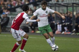 Raúl González en el Cosmos